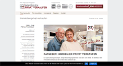 Desktop Screenshot of immobilien-privat-verkaufen.de